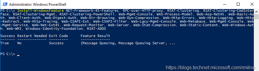 launch and Install PowerShell window